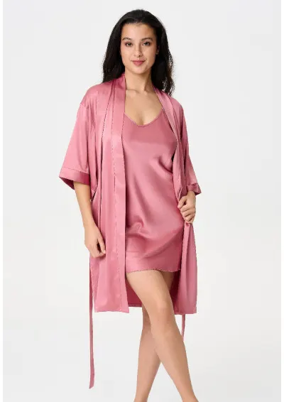 LingaDore - Kimono Daily 1400KM-Y26 różowy S
