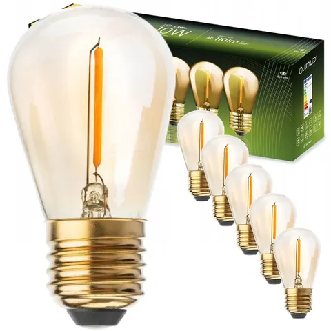 Żarówka LED E27 1,3W ST14 FILAMENT 110LM 2200K BOX5 LUMILED