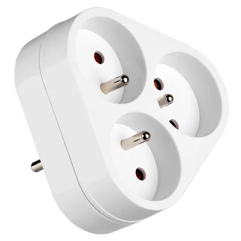Rozgałęźnik sieciowy 3x 2P+0 3500W 230V VA0133 VAYOX