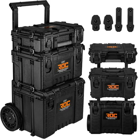 Zestaw skrzyń narzędziowych PRO GEAR SYSTEM 256982 KETER