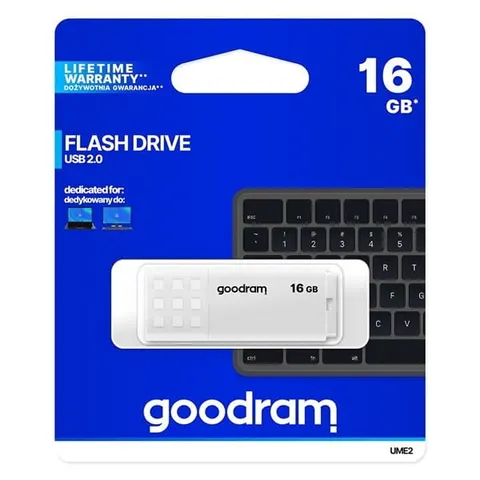 Pendrive Goodram USB 2.0 16GB biały TGD-UME20160W0R11