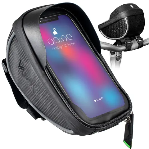 Sakwa rowerowa pojedyncza na ramę + uchwyt na telefon VA0169 Vayox