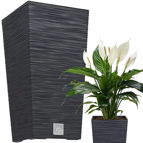 Doniczka Furu Square - antracyt DFSH265 - S433 Prosperplast
