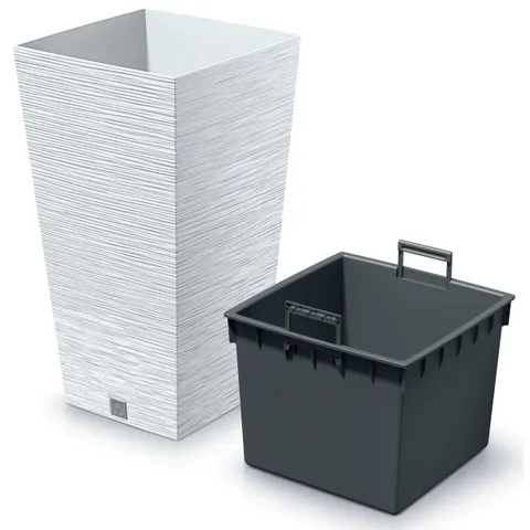 Prosperplast Doniczka Furu Square - Biały DFSH300-S449