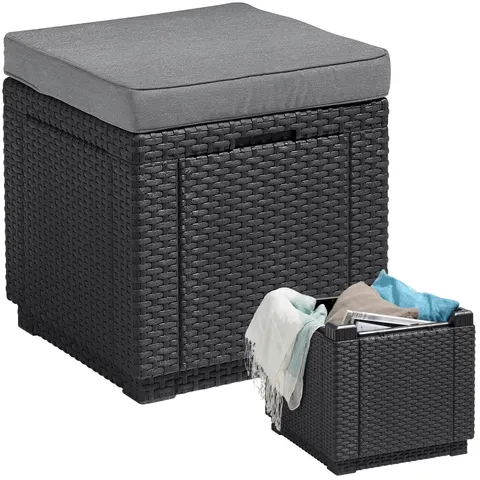 Pufa ogrodowa Cube grap + cus cool grey 213785 KETER