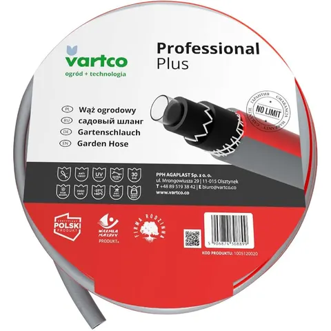 Wąż ogrodowy 1/2 30MB Professional Plus VARTCO