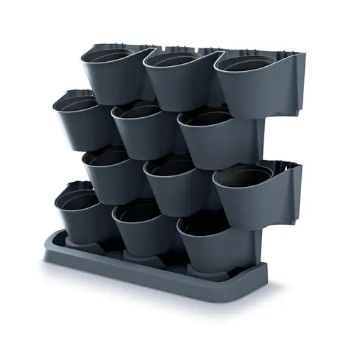 Ogród wertykalny stojący - CASCADE GARDEN - antracyt IO2W600S-S433 Prosperplast