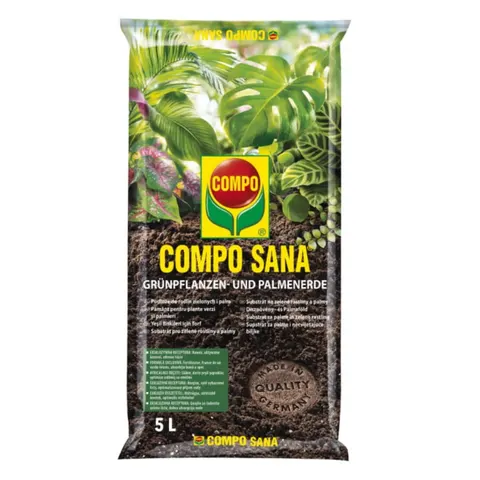 COMPO SANA Podłoże do roslin zielonych i palm 5 l COMPO