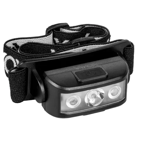 Latarka akumulatorowa czołowa 100lm LED + 2xLED VA0174 VAYOX