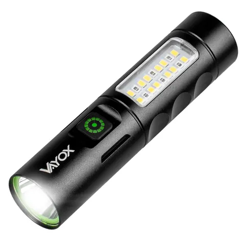 Latarka akumulatorowa 250lm 5W LED + SMD VA0184 VAYOX