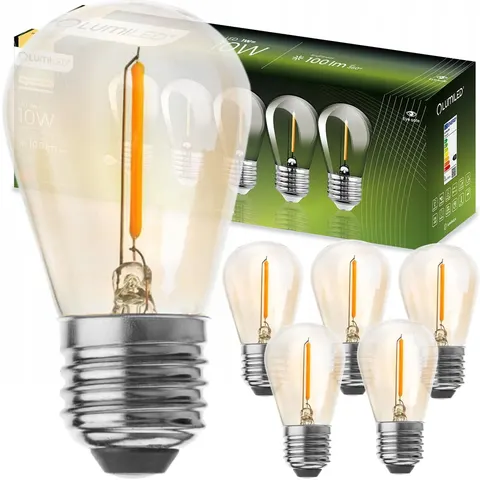 Żarówka LED ST14 FIL 2W E27 220LM 3000K BOX5 LUMILED