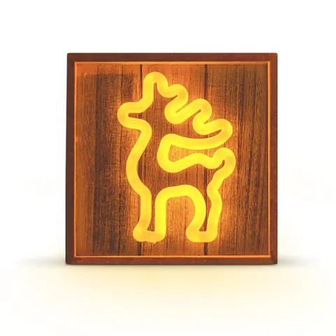 Neon Wood Frame LED RENIFER biały ciepły FLNW01 Forever Light