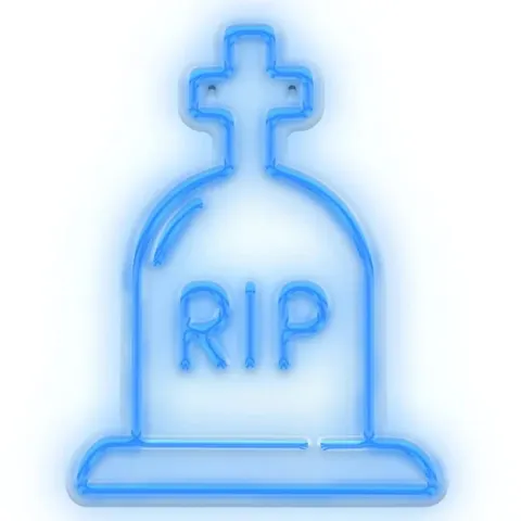 Neon PLEXI LED RIP niebieski FPNE16 Forever Light