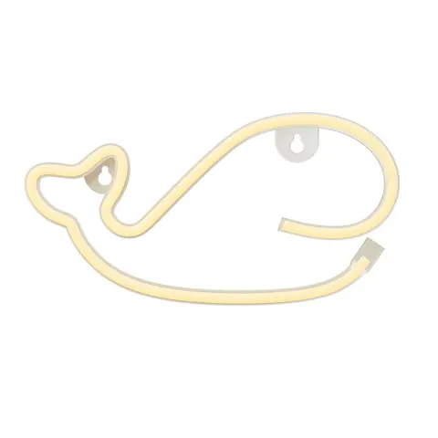 Neon LED WIELORYB ciepły biały Bat + USB FLNEO9 Forever Light