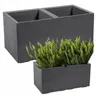 Kwietnik KARO 800x400x400 deska recycled - antracyt LA892-82 LAMELA