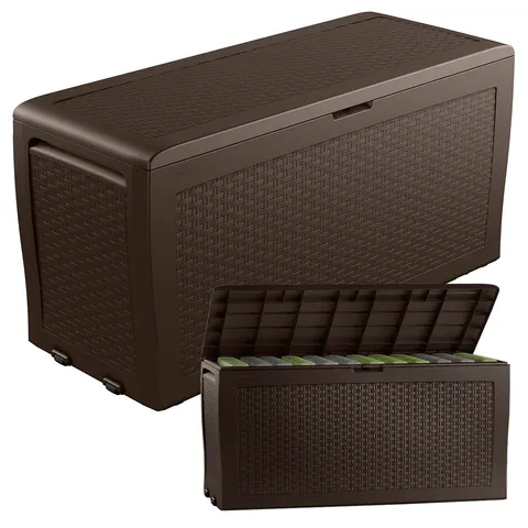 Skrzynia ogrodowa Samoa Rattan Box 270L brązowa 246962 KETER