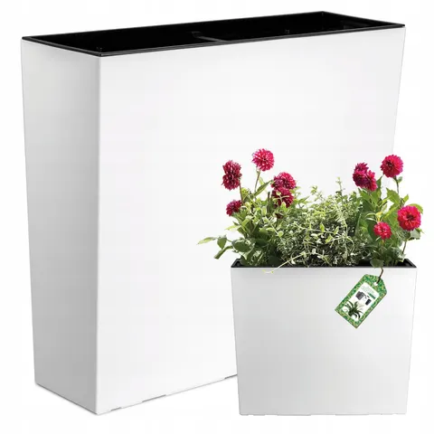 Doniczka URBI CASE TOWER - biały DUC600T-S449 Prosperplast