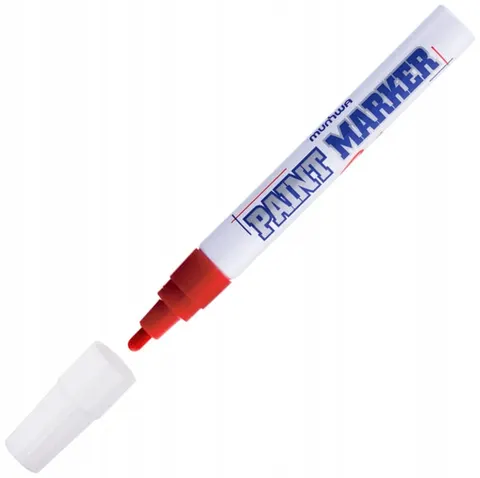 Marker olejowy 4 mm czerwony (1 szt) MunHwa