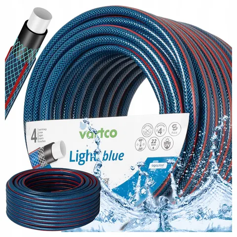 Wąż ogrodowy 1/2" 20m LIGHT BLUE VARTCO