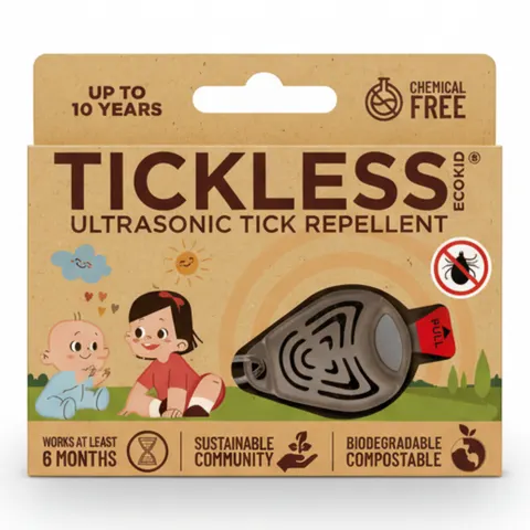 Brelok przeciw Kleszczom Eco Kid Tickless, Brązowy ECOK01