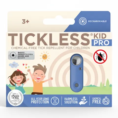 ULTRADŹWIĘKOWA OCHRONA PRZED KLESZCZAMI DLA DZIECI TICKLESS PRO + ŁADOWANIE (1)