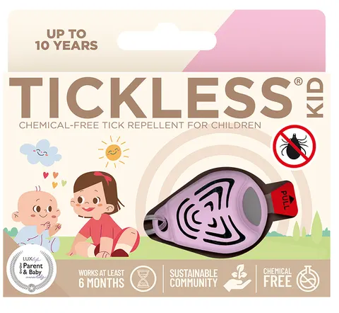 Brelok przeciw Kleszczom Kid Pink Tickless, Różowy PRO-104PI