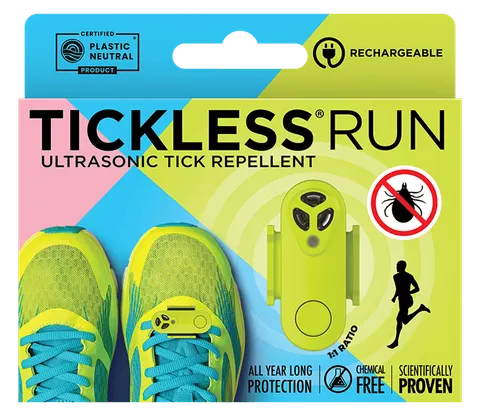 Brelok/Opaska przeciw Kleszczom Run Yellow Tickless, Żółty RUN01UVY