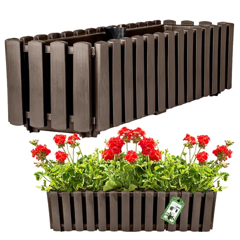 Skrzynka ogrodowa BOARDEE FENCYCASE - brąz DDEF600-R222 Prosperplast