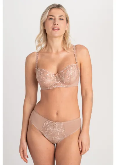 Samanta - Biustonosz Ariana A142 cappuccino miękki Beżowy 90C