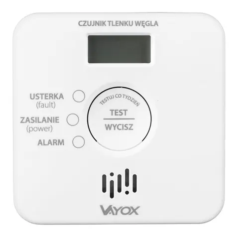 Czujnik czadu bezprzewodowy z wyświetlaczem LCD VA0414 Vayox