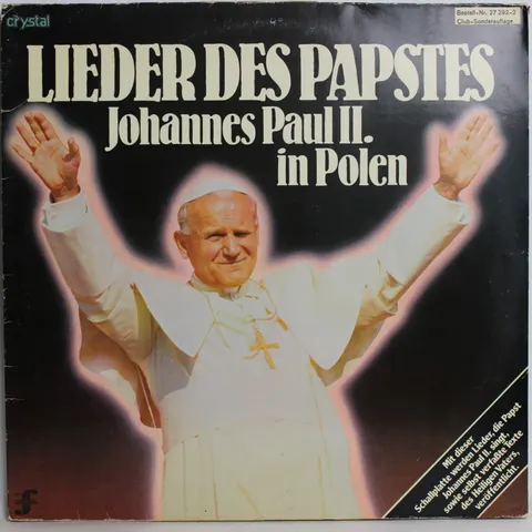 Johannes Paul II Lieder Des Papstes LP 056CRY45725 Good