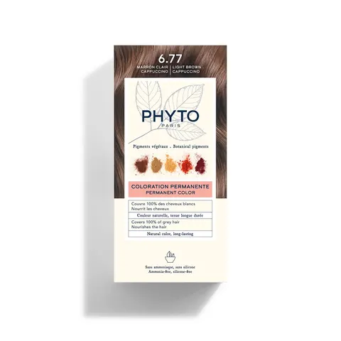 PHYTO Farba Do Włosów PHYTOCOLOR 6.77 Jasne Brązowe Capuccino