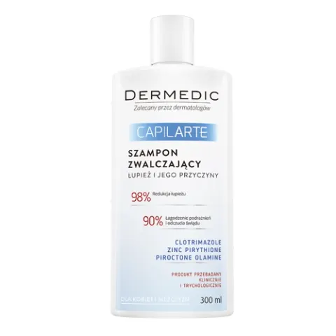DERMEDIC CAPILARTE Szampon Zwalczający Łupież i Jego Przyczyny - 300 ml