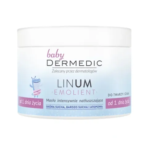 DERMEDIC LINUM EMOLIENT BABY Masło Intensywnie Natłuszczające - 225 ml