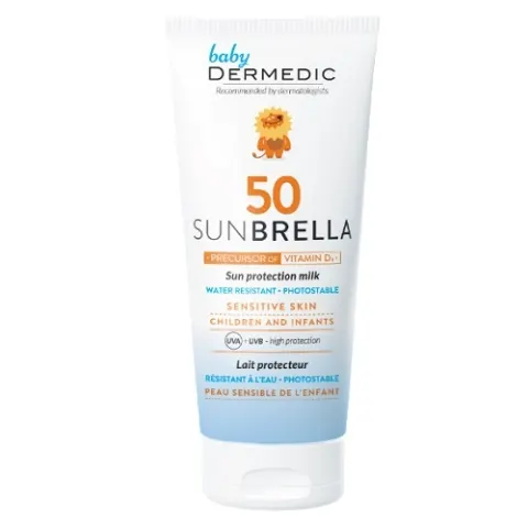 DERMEDIC SUNBRELLA BABY Mleczko ochronne SPF50 od 1. miesiąca życia 100 g
