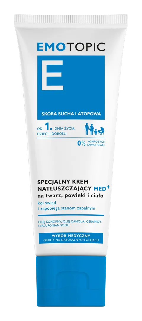 EMOTOPIC MED+ Specjalny Krem Natłuszczający skóra sucha - 75 ml