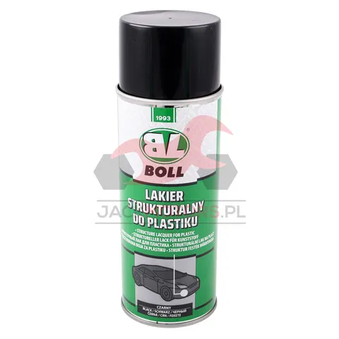 BOLL Lakier Strukturalny do Plastiku Czarny 400ml