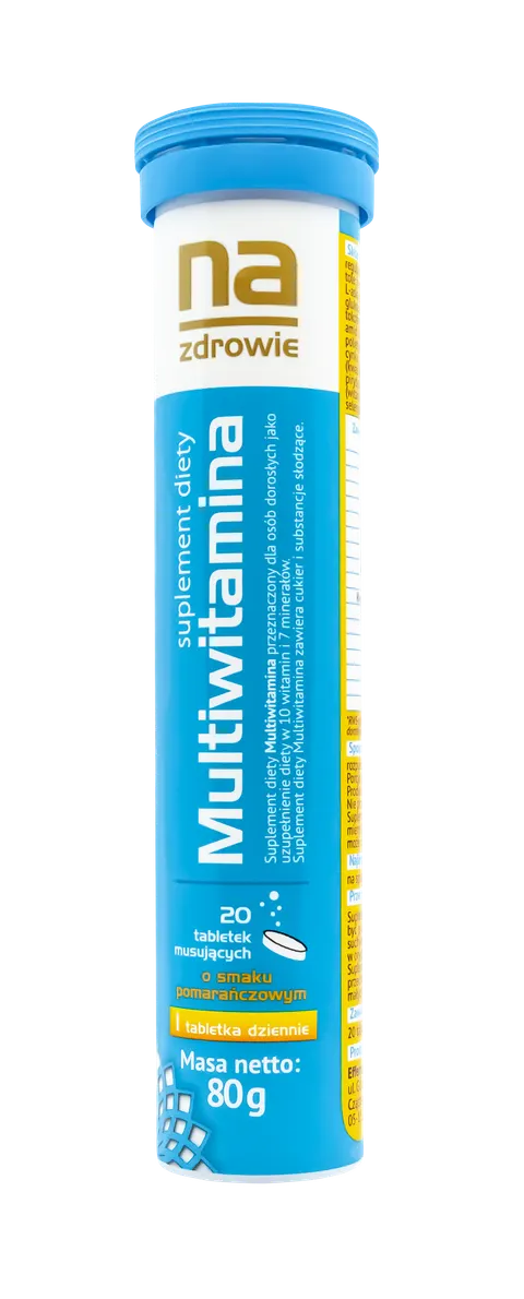 NA ZDROWIE Multiwitamina - 20 Tabletek Musujących