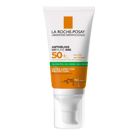 LA ROCHE POSAY ANTHELIOS UVMUNE 400 Żel-Krem Oil-Control SPF 50+ - 50 ml