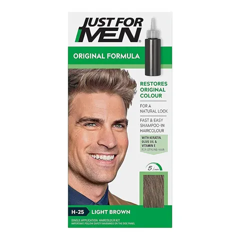 Just for men szampon koloryzujący do włosów h25 light brown
