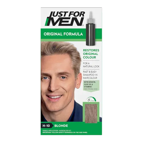 Just for men szampon koloryzujący do włosów h10 blonde