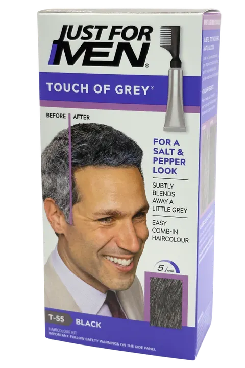 Just for men touch of grey odsiwiacz dla mężczyzn t55 black