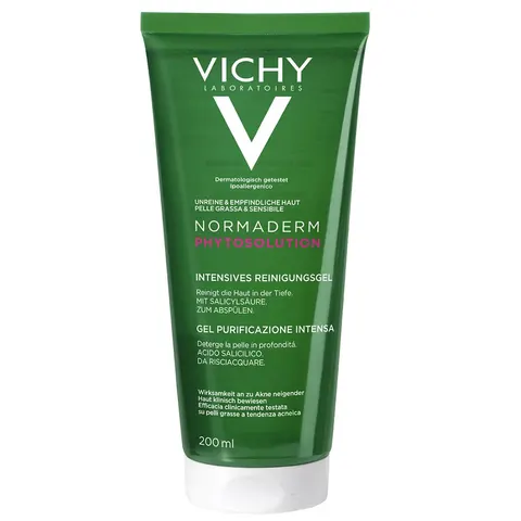 VICHY Normaderm Phytosolution Żel Głęboko Oczyszczający Do Twarzy - 200ml