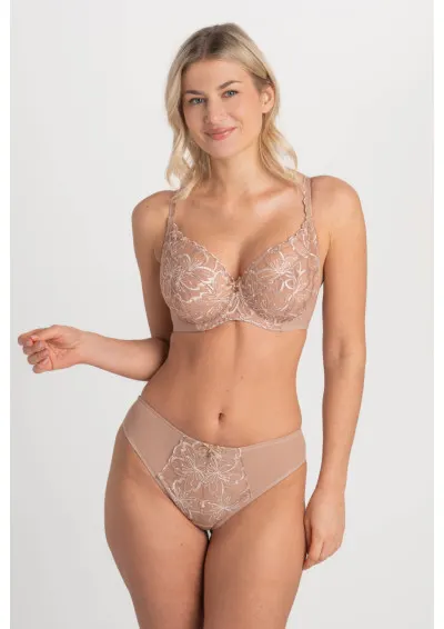 Samanta - Biustonosz Ariana A125 cappuccino miękki Beżowy 70I