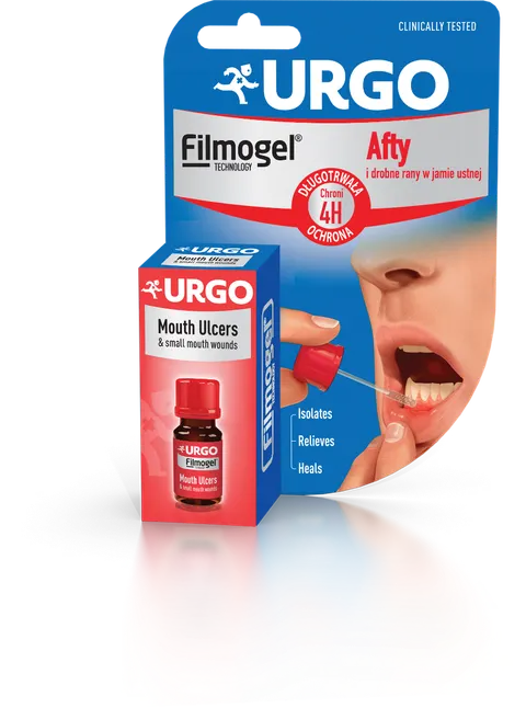 URGO FILMOGEL® Afty i Drobne Rany w Jamie Ustnej - 6ml