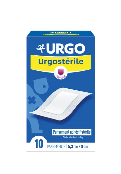 URGO Urgosterile Włókninowy Opatrunek 5,3x8
