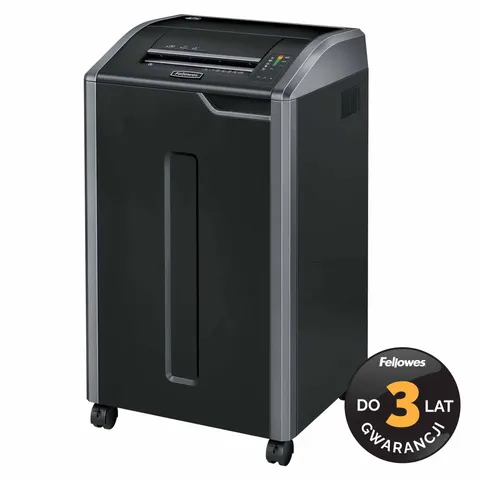 Niszczarka Fellowes 425i paski 5,8mm P-2 # 3 lata gwarancji