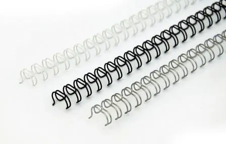 Grzbiety drutowe Argo A4 skok 3:1 9,5mm 3/8" - kolor BIAŁY