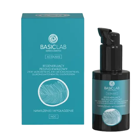 BasicLab ACIDUMIS REGENERUJĄCY PEELING KWASOWY NAWILŻENIE I WYGŁADZENIE 30 ml