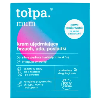 TOŁPA Mum Krem ujędrniający brzuch, uda, pośladki 250 ml